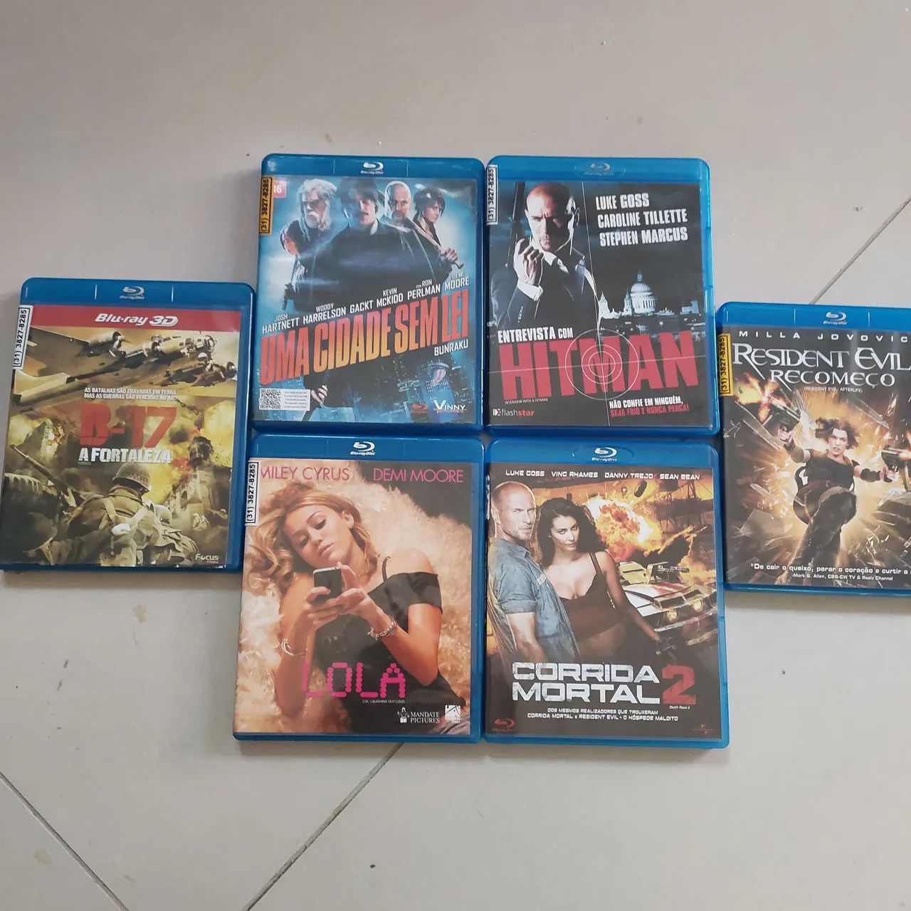 Blu ray 6 filmes
