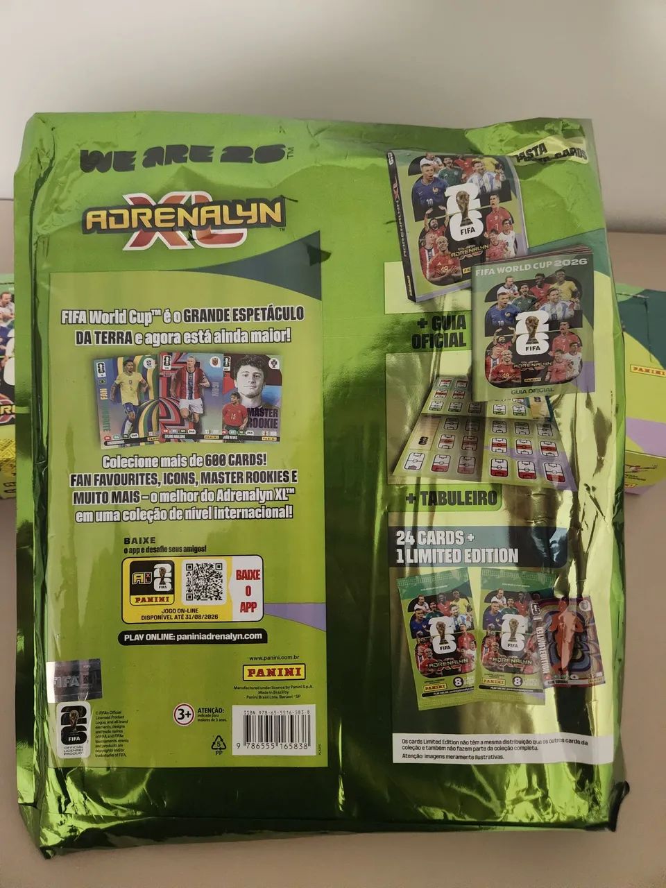 120 pacotes Adrenalyn XL + Starter pack brinde - LACRADO PANINI - Foto 3