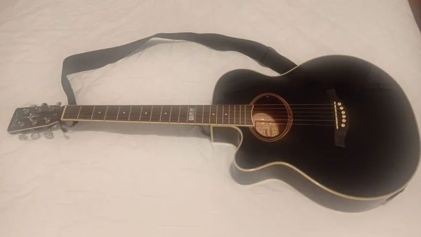Violão Canhoto Tagima Dallas Preto - Foto 2