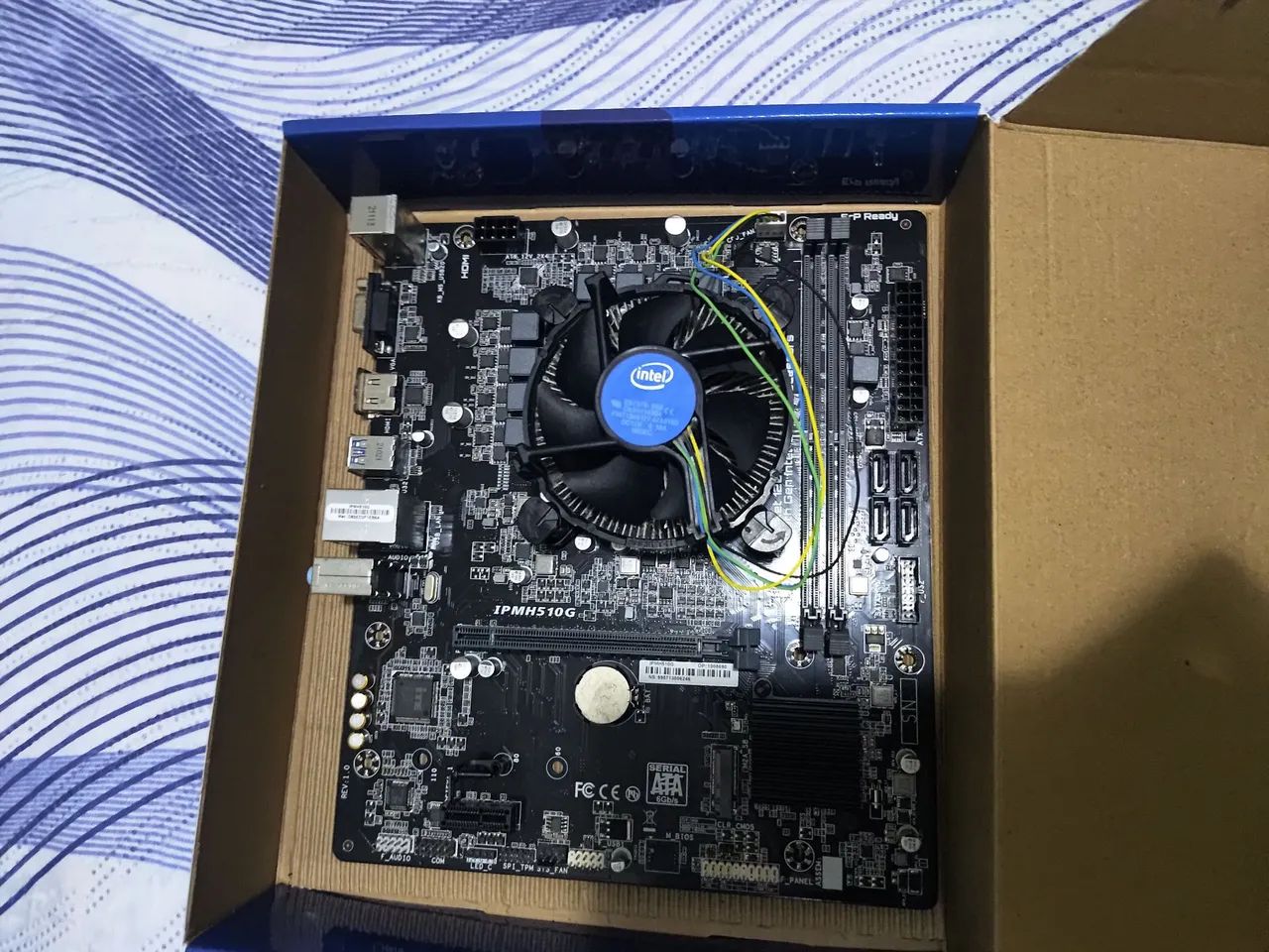 Kit placa Mãe, processador e cooler intel 10° geração  - Foto 2