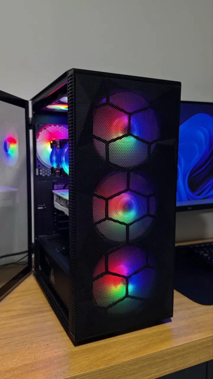 Pc Gamer RX 580, 16GB RAM com mouse e teclado  - Foto 3