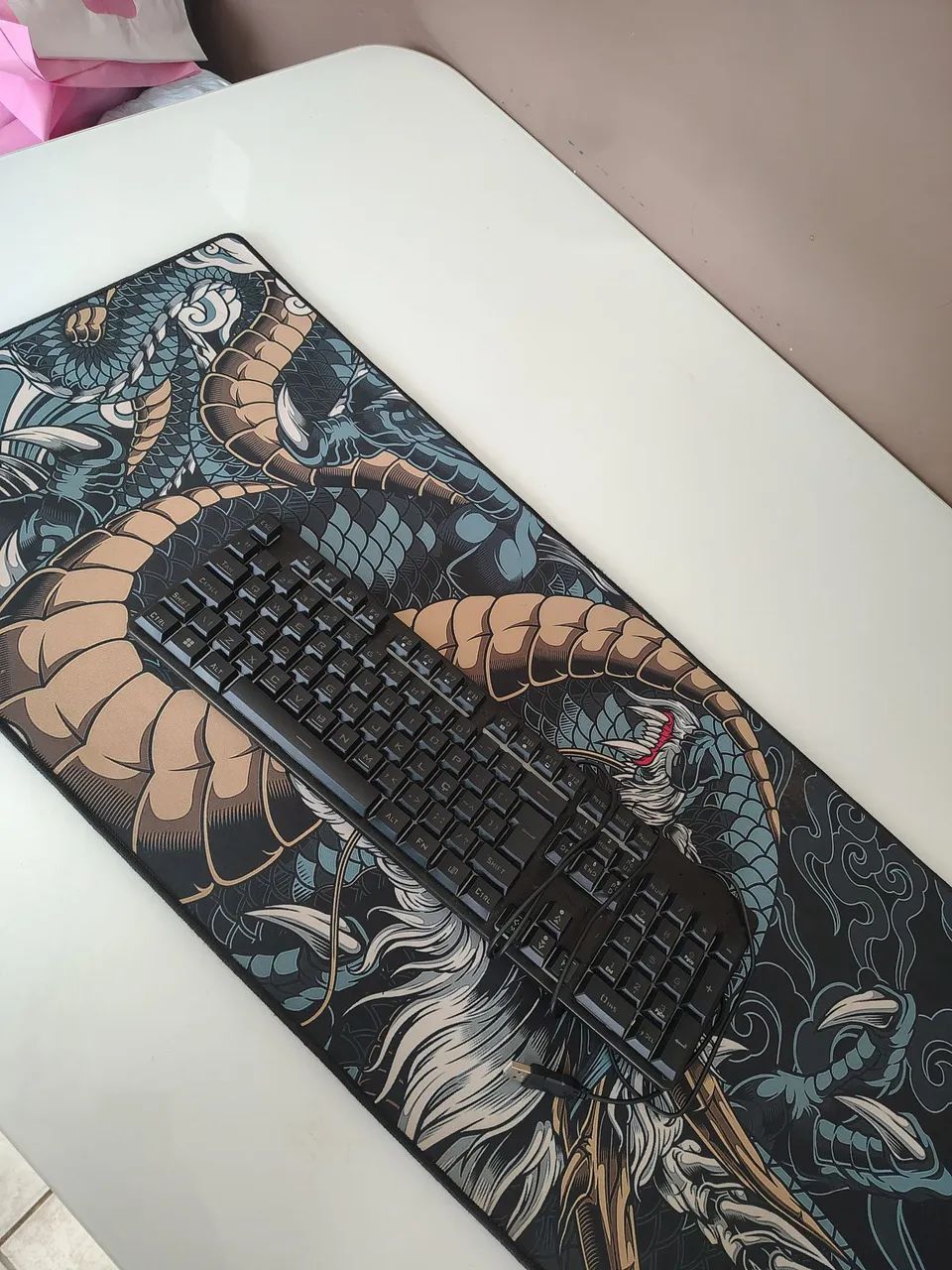 Mouse PAD e teclado red dragon nether Bane - Foto 2