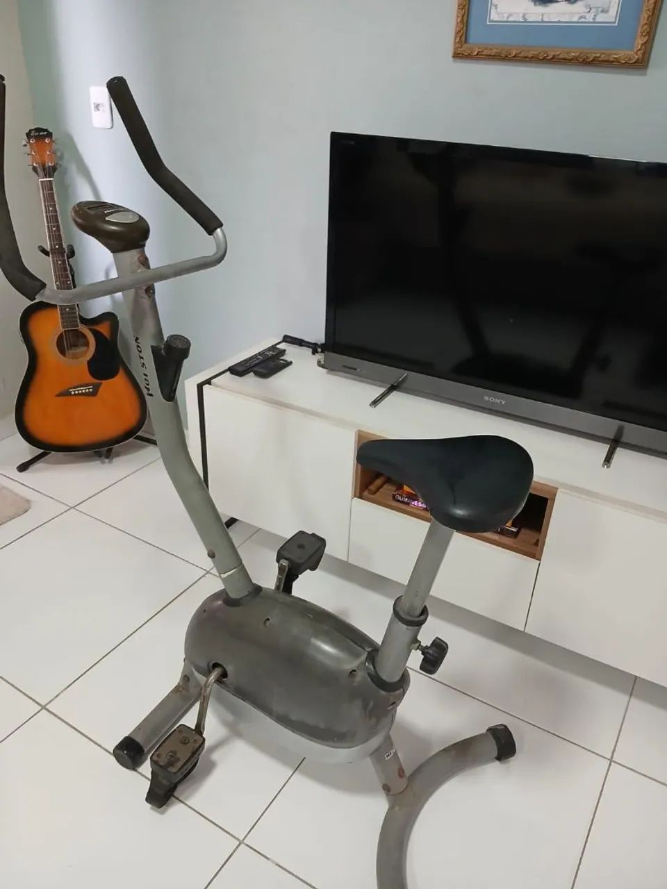 Bicicleta ergométrica-Movimento magnético!!!