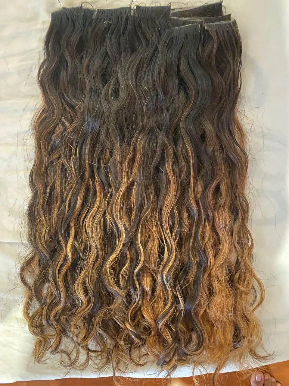 Cabelo humano 55cm  - Foto 2
