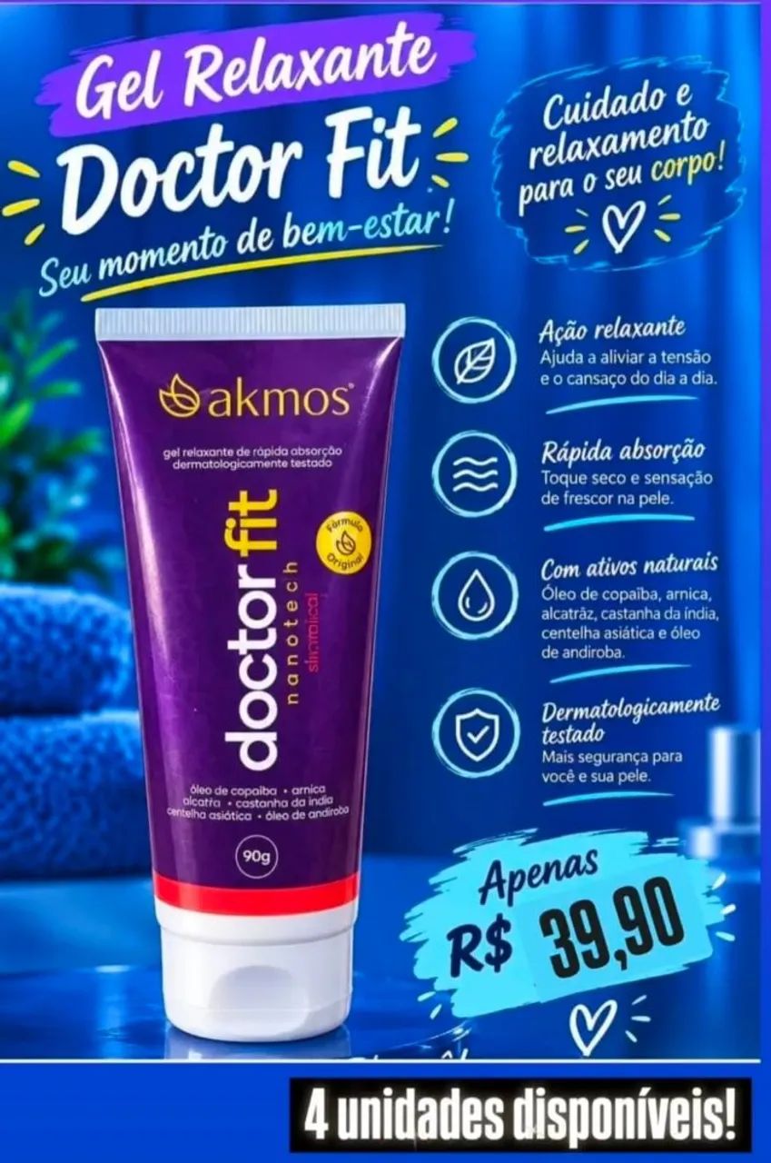 Gel relaxante Doctor Fit para massagem  - Foto 3