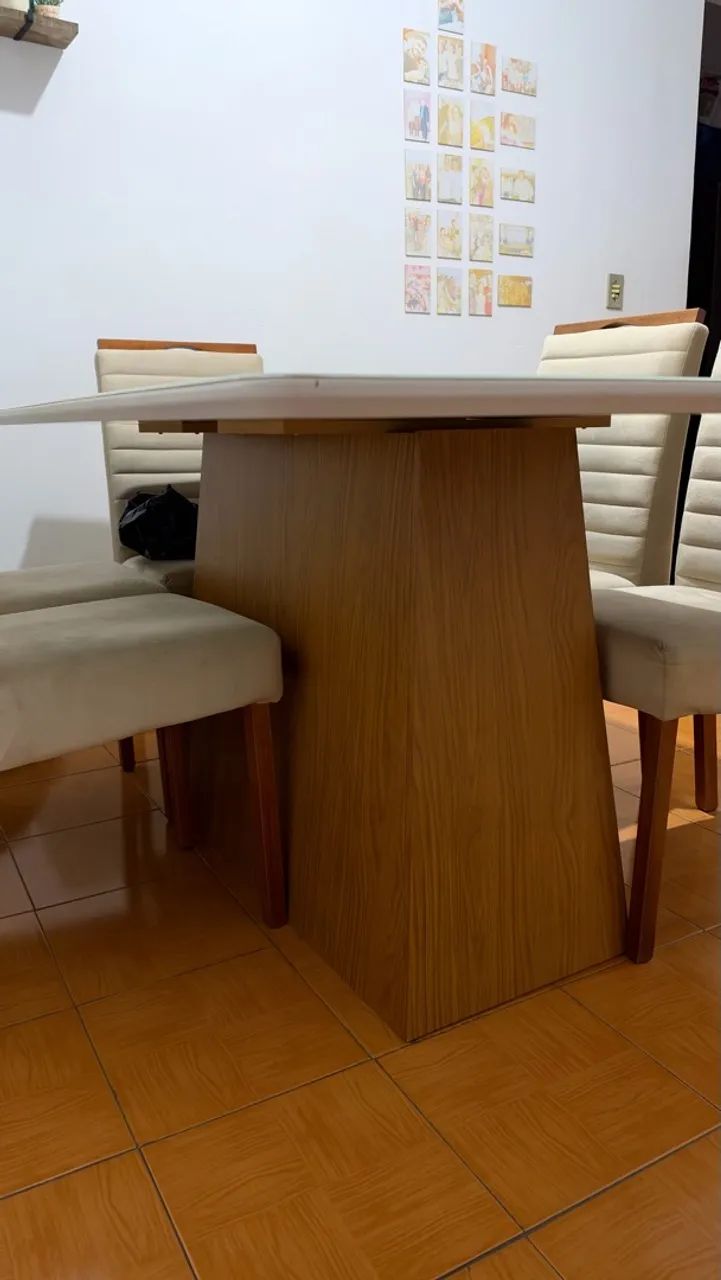 Mesa jantar laca + 6 cadeiras - Foto 2