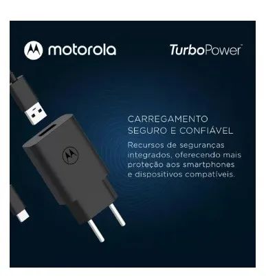 Carregador Turbo 20W Usb-C  Tipo C Motorola Original. - Foto 2