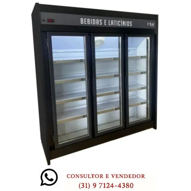 Freezer Expositor Refrigerado 3 Portas Polar
