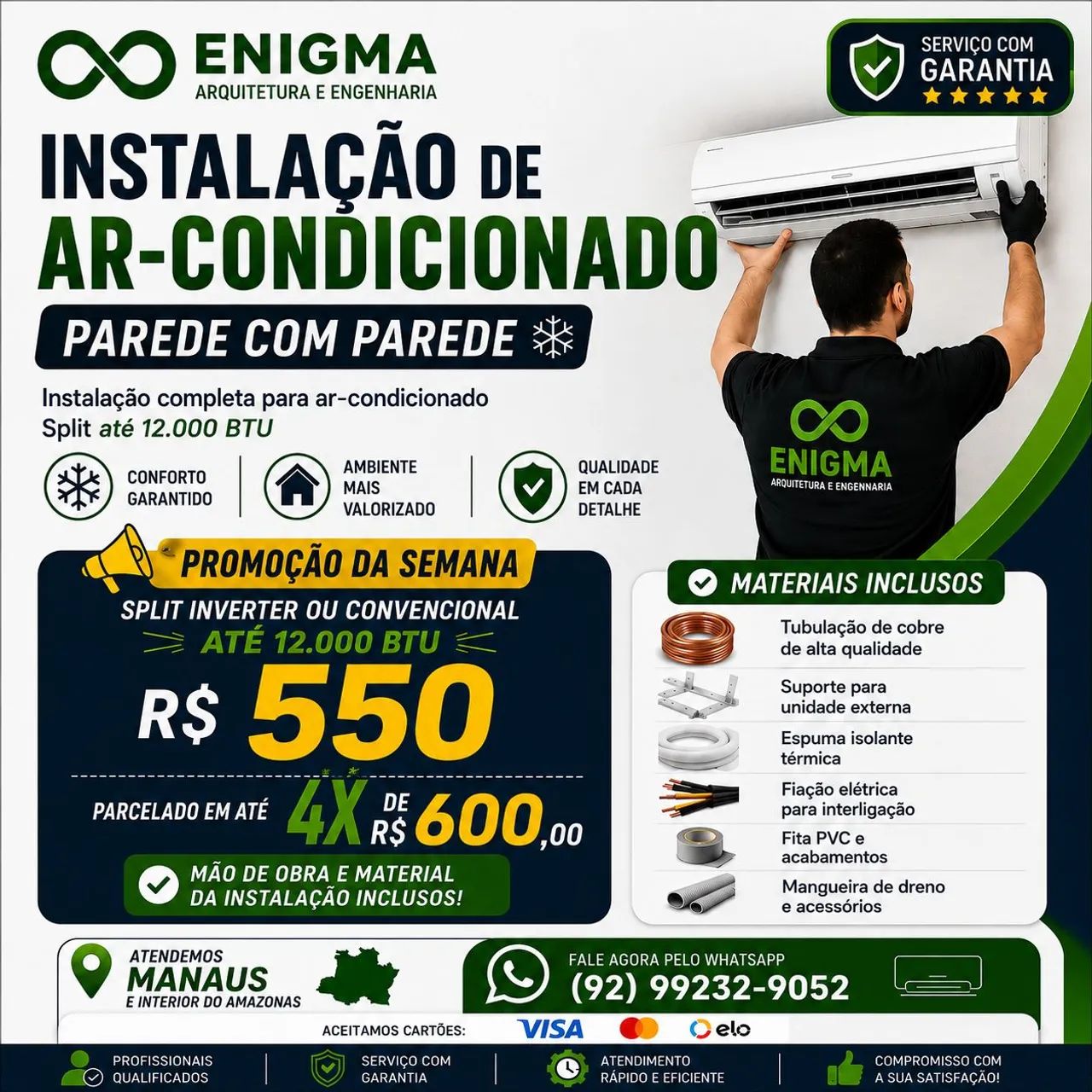 Instalação e manutenção de ar condicionado  - Foto 2
