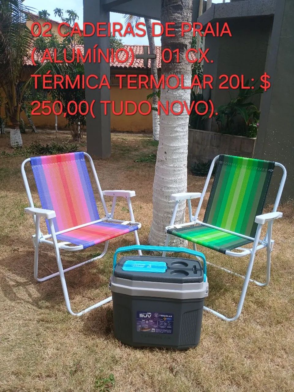 KIT CADEIRAS/CX TÉRMICA 