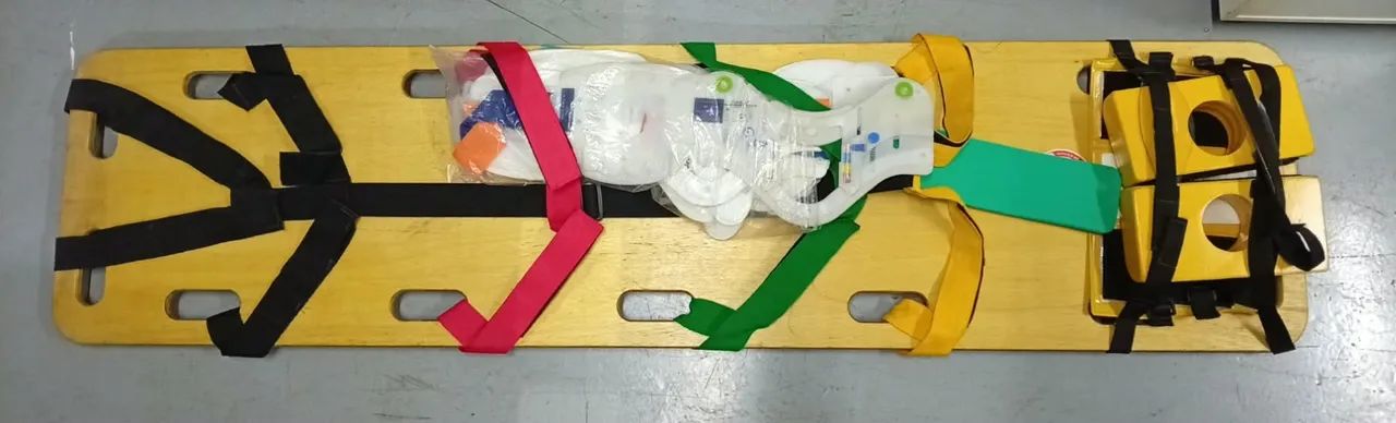 Equipamento para resgate de segurança do trabalho