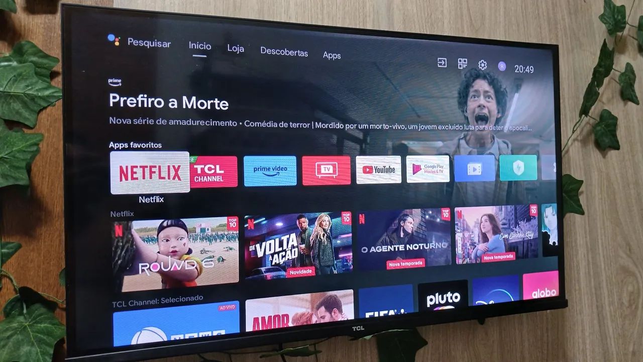 Vendo essa tv da marca TCL DE 32 POLEGADAS ANDROID SMART COMPLETA 