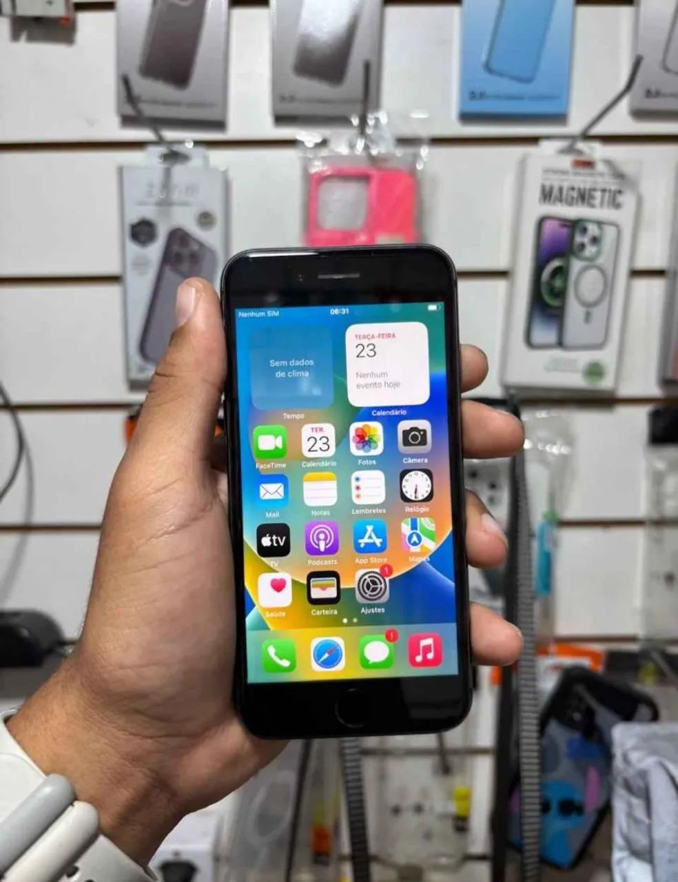 iPhone 8 Black 64GB NFC chip off touch ID  - Foto 5