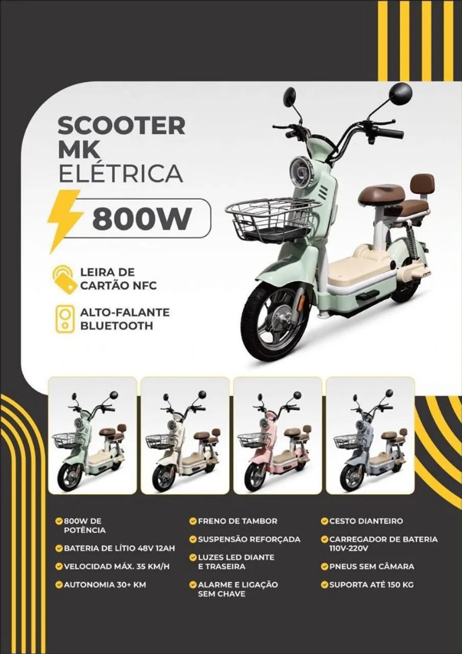 Scooter elétrica Novas