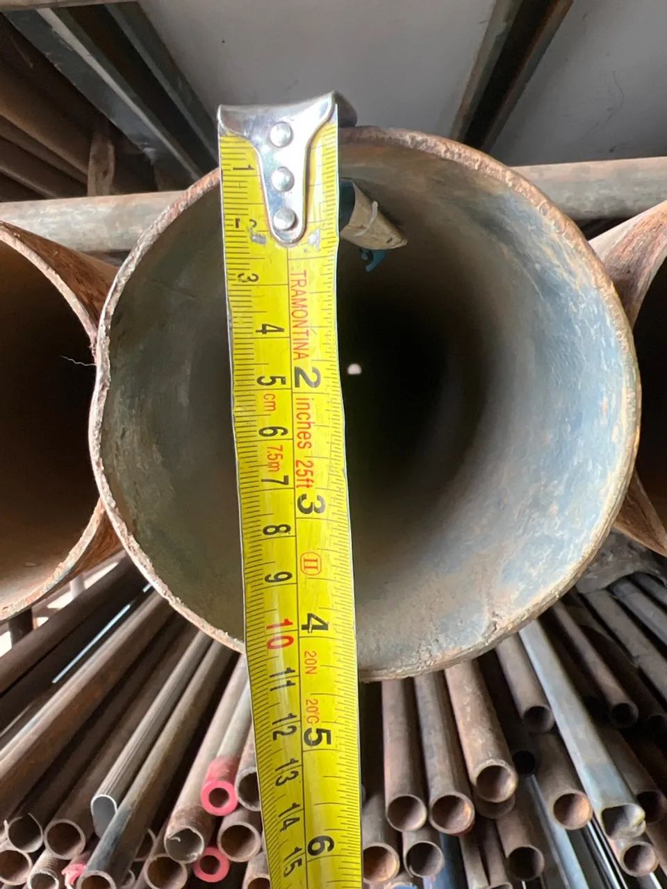Tubo Galvanizado - 4,5 polegadas  - Foto 3