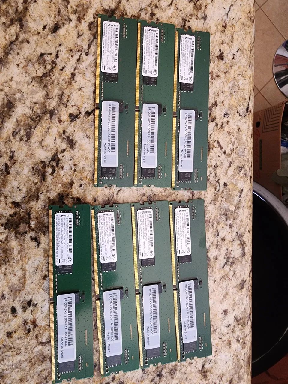 7 pentes Memória 16g ecc