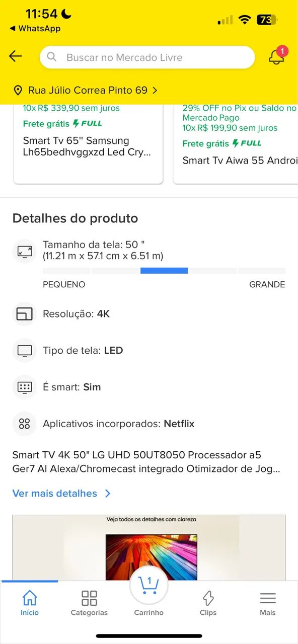 TELEVISÃO SMART TV 4K - Foto 4