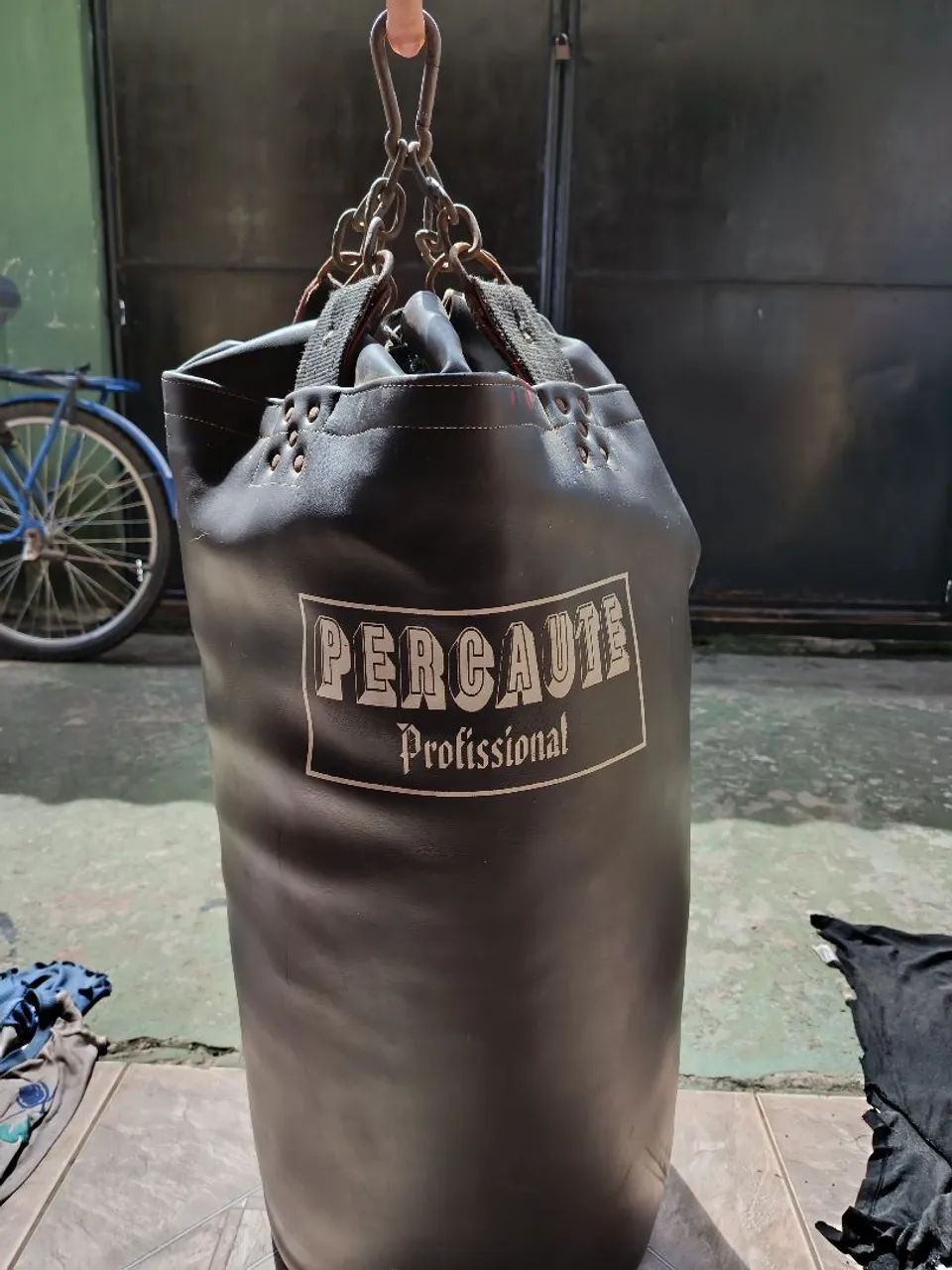 SACO DE BOXE E MUTHAY PROFISSIONAL DA PERCATE 