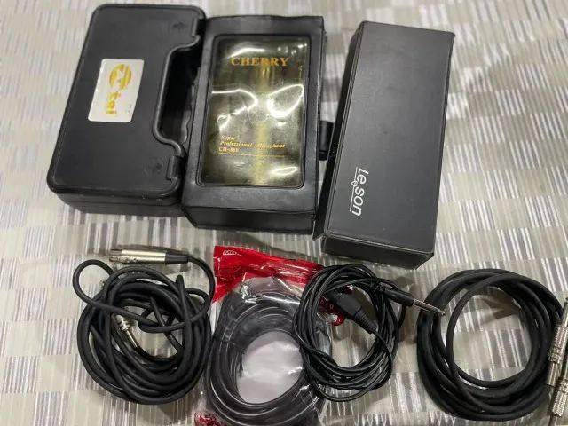 Microfones e Cabos Vendo ou Troco - Foto 4
