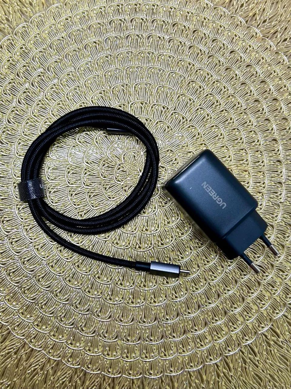 Kit Carregador Ugreen GaN 45W + Cabo USB-C para USB-C 100W - Foto 2