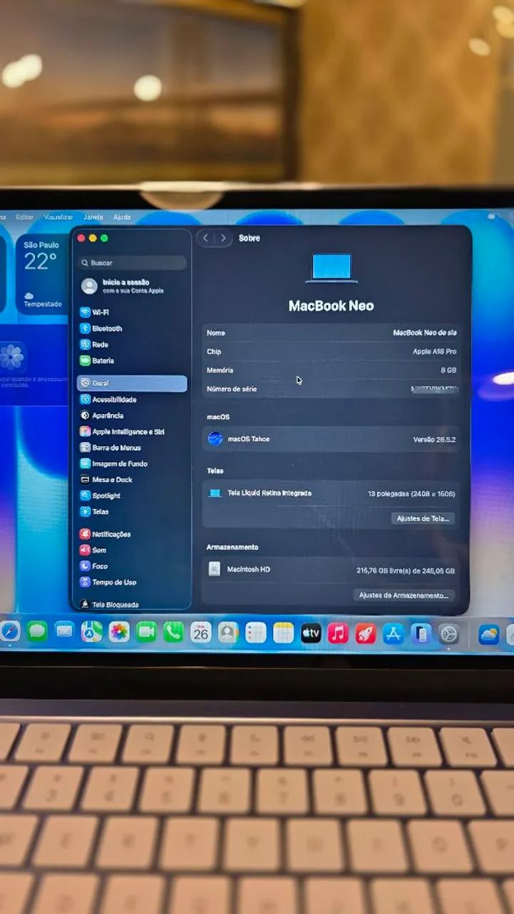 Macbook Neo impecável - Foto 4