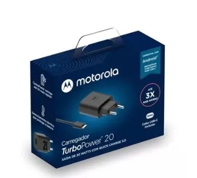 Carregador Turbo 20W Usb-C  Tipo C Motorola Original. - Foto 3