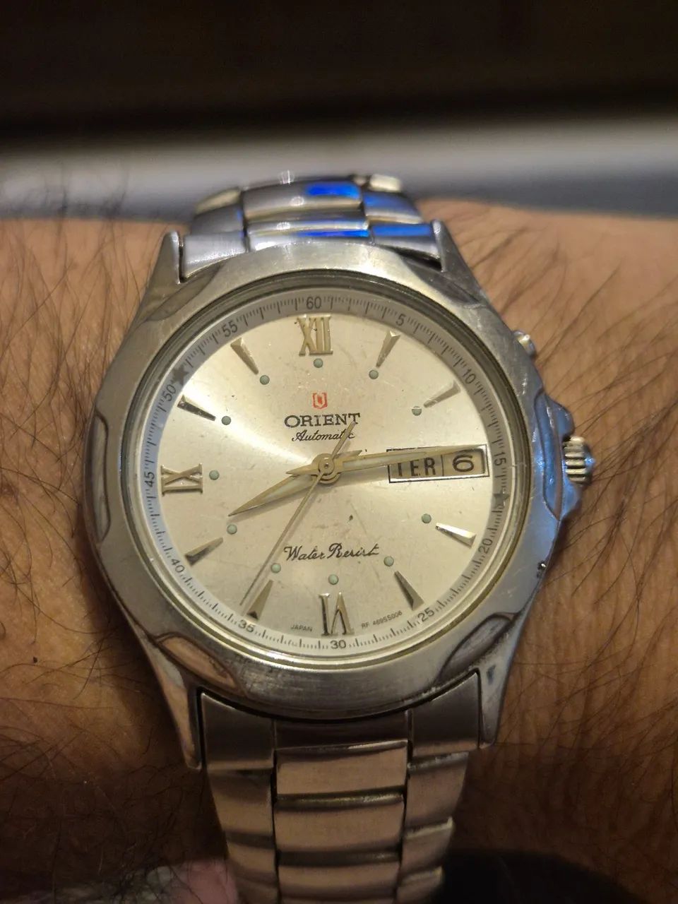 Relógio ORIENT AUTOMÁTICO 469SS006  BRANCO   -   ÓTIMO ESTADO