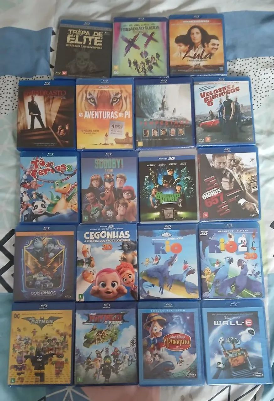 Coleção de Blurays - 15,00 - CDs, DVDs etc - Santa Delmira