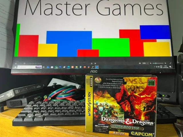 Box Oldschool Dungeons & Dragons Collection Sega Saturn LACRADO