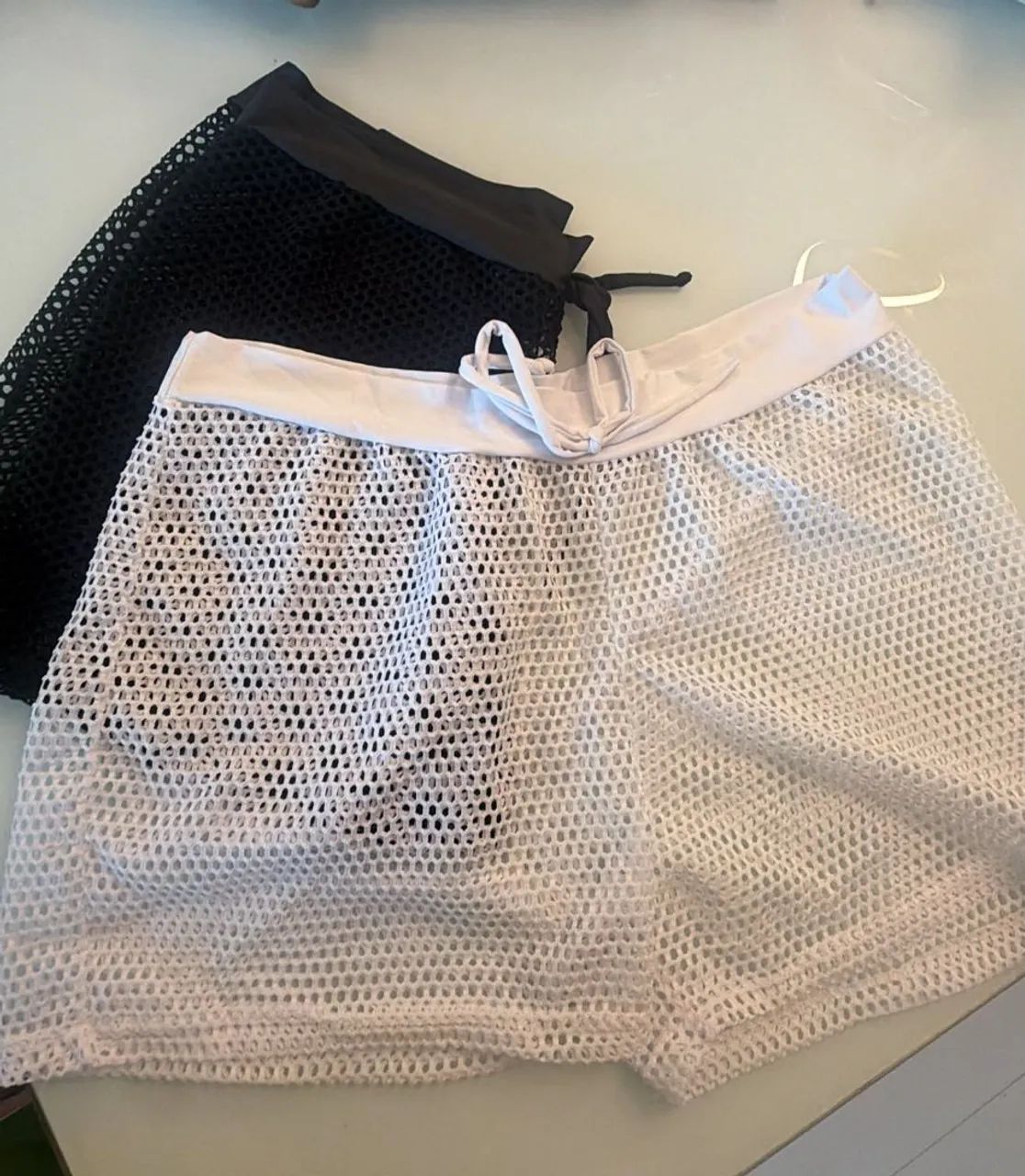 Biquíni Preto Com Detalhes Marrom e Bege + Short Renda. - Foto 2