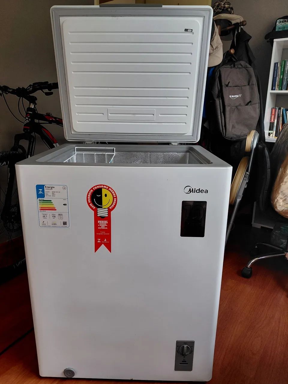 Vd freezer horizontal Midea 150l - Foto 5