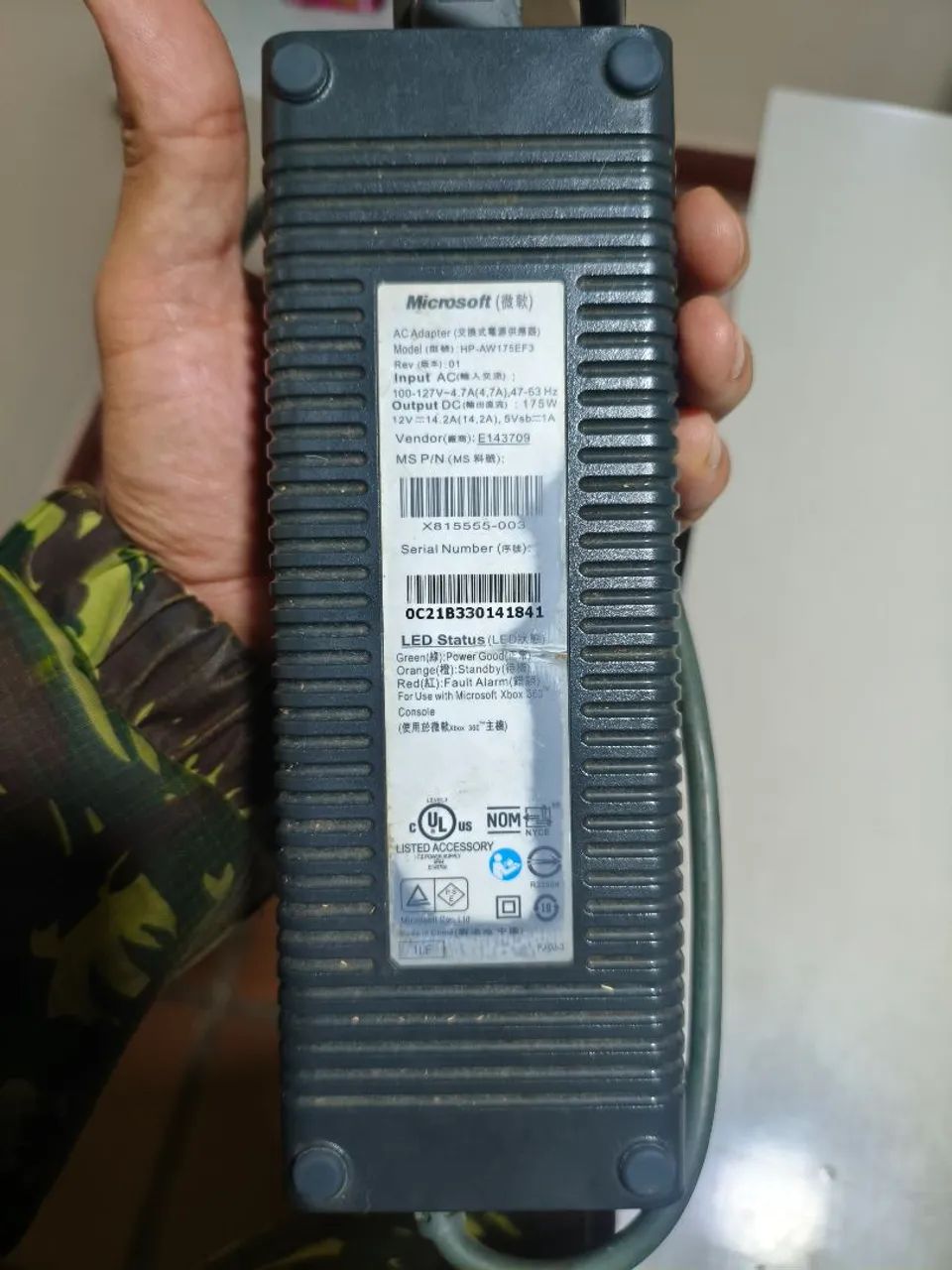 Fonte original Microsoft Xbox 360