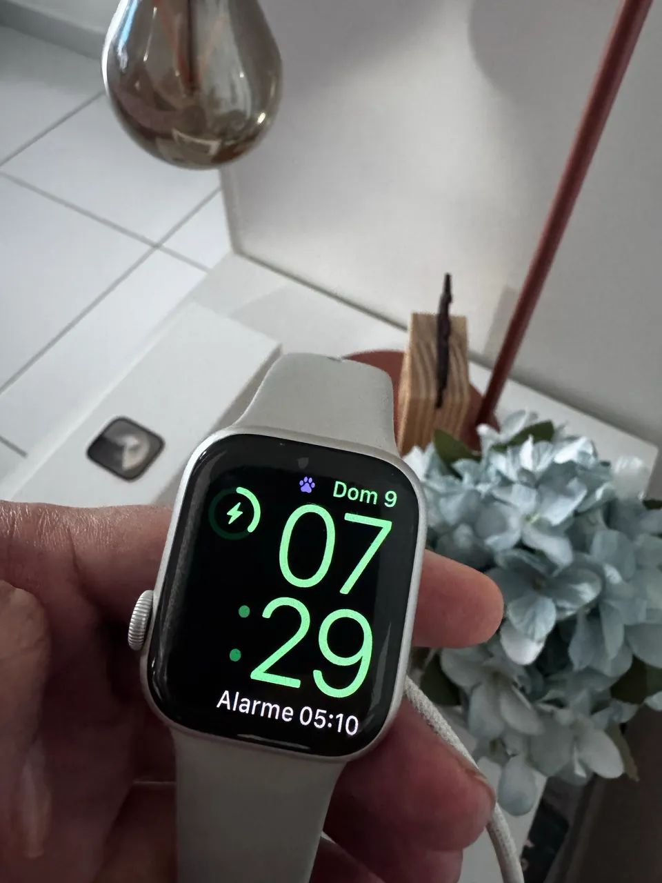 Apple Watch 9 41mm バッテリー100% Apple Watch Series 9 41mm Starlight Impecável | Bateria 100