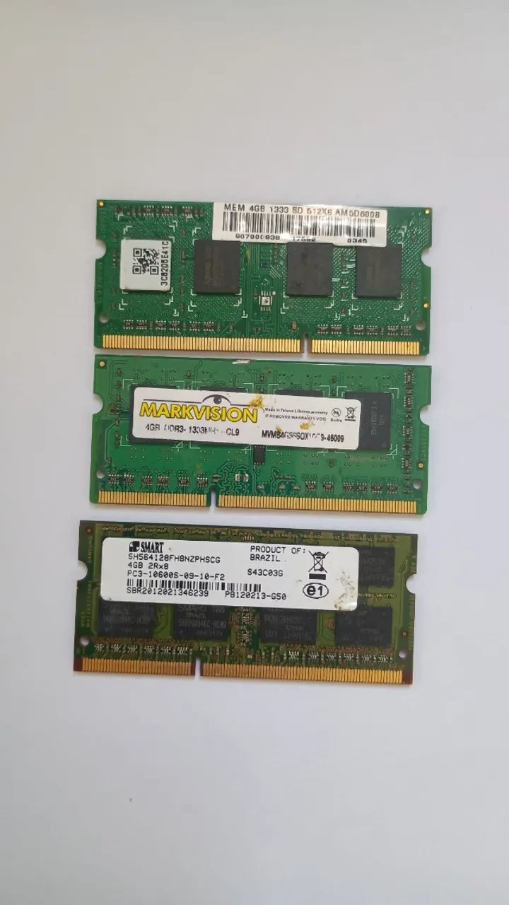 Memória RAM Ddr3 4GB 1333/4G
