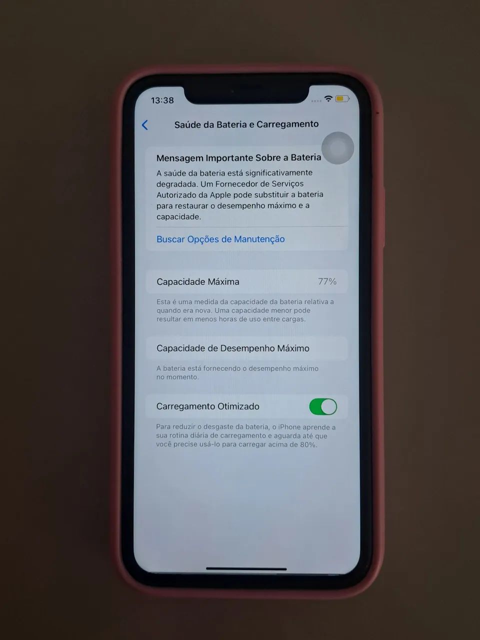 Iphone XR Branco 128 gb