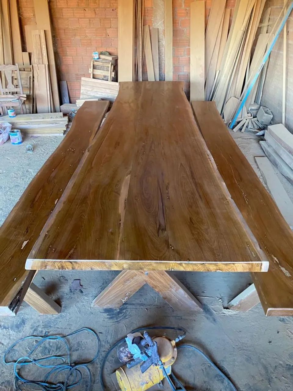 Mesa Rústica Premium em Ipê 4m | R$ 11.500,00| Aceito Propostas - Foto 4