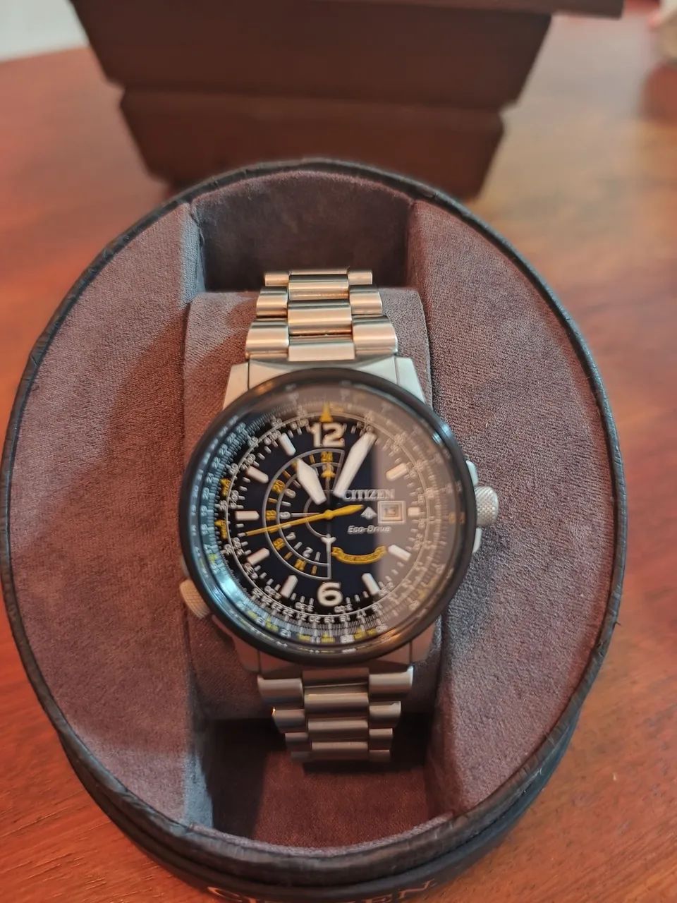 Relógio Citizen Blue Angels Nighthawk TZ31669F - BJ7006-56L Eco