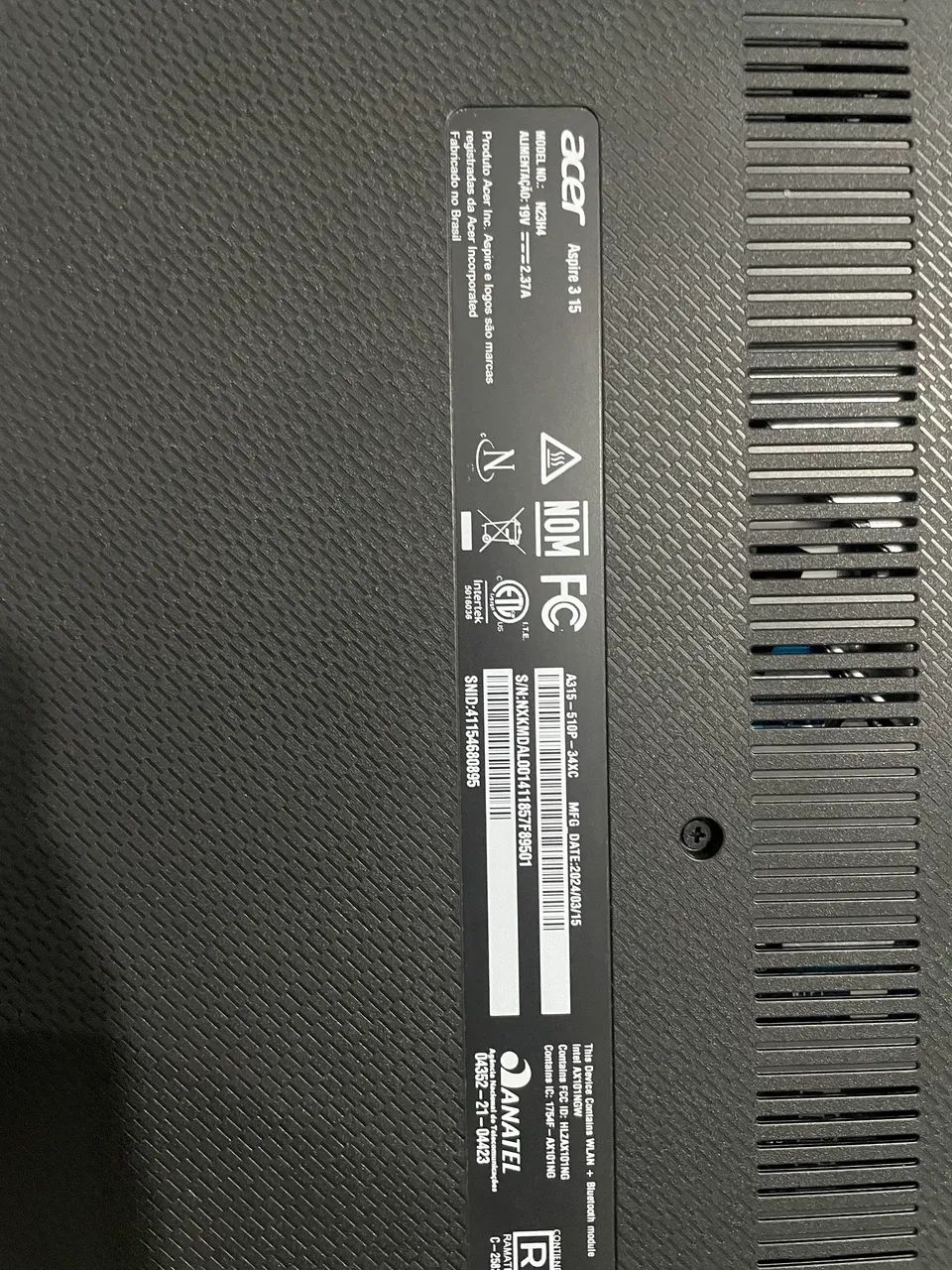 Vendo notebook Acer semi novo - Foto 4
