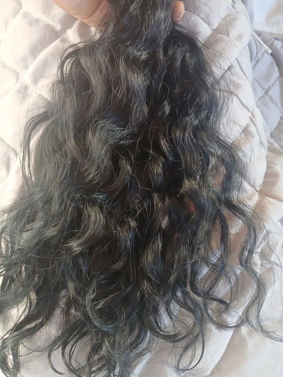 Cabelo humano ondulado preto - Foto 2