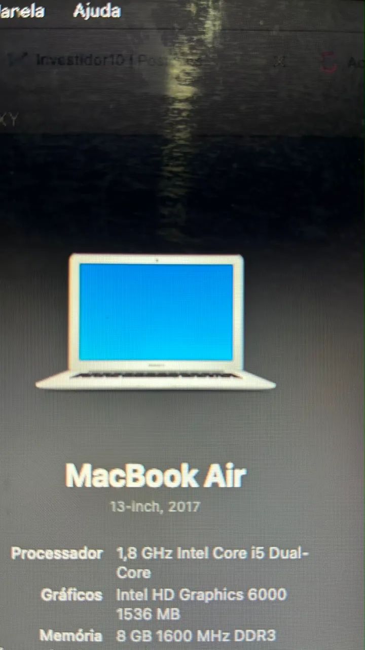 MacBook Air 2017- 8gb RAM | NOVO | Aceita oferta | Parcelo no cartão sem juros  - Foto 5