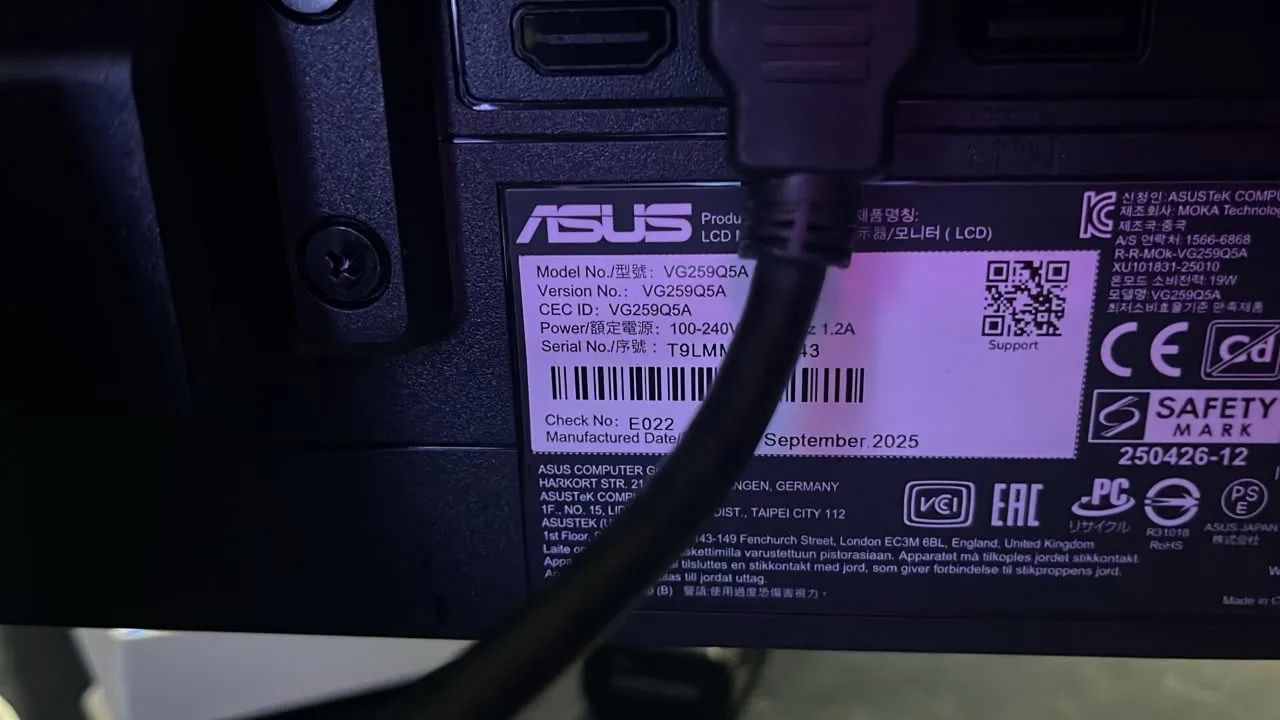 Monitor asus tuf 25pol 200hz  0.3ms - Foto 2