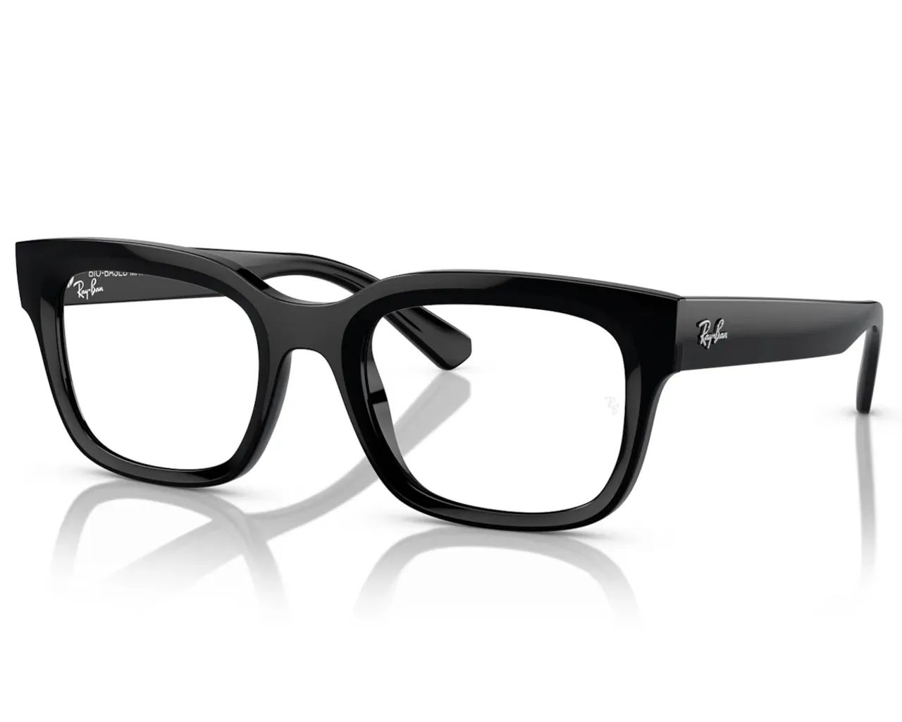 Ray Ban RX7212 Black - Bioacetato - Novo - Com nota 