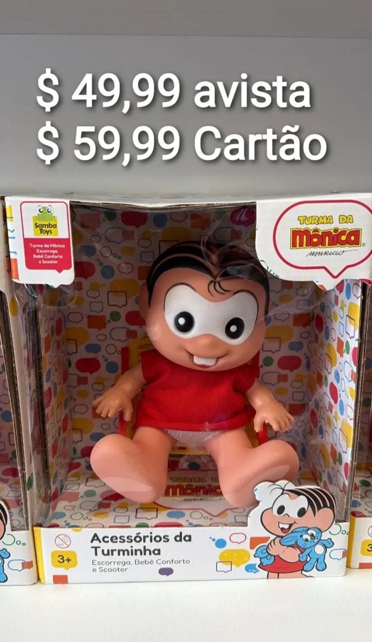 BONECA DA TURMA DA MÔNICA 