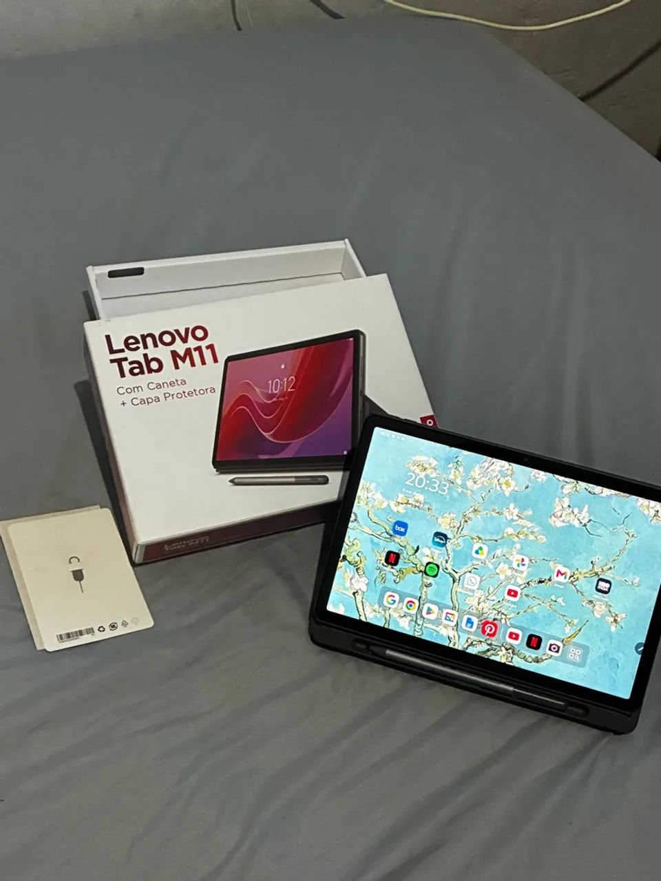 Tablet Lenovo Tab M11 com Caneta, Capa e Caixa - Foto 3