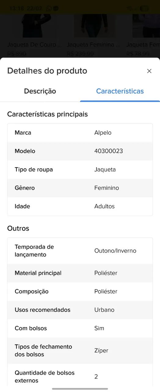 Jaqueta alpelo 44 - Foto 4
