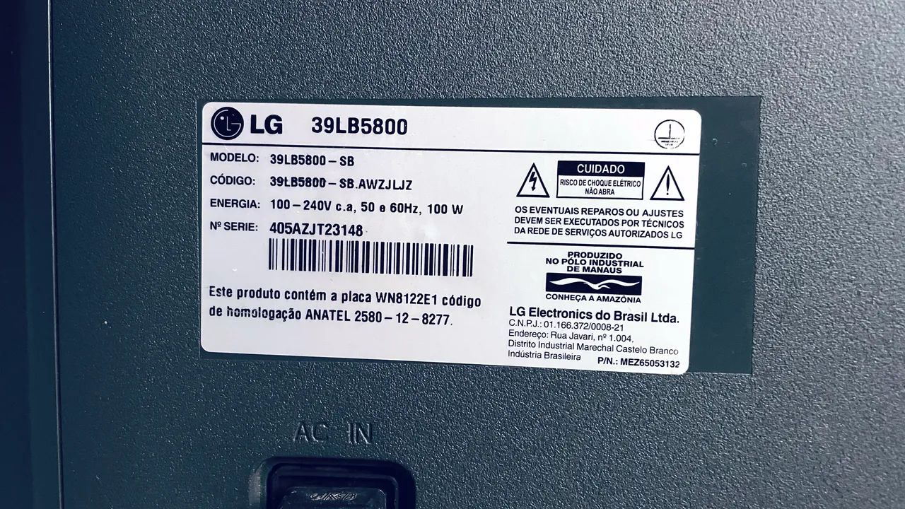 TV LG Smart Antiga Com tela trincada  - Foto 2