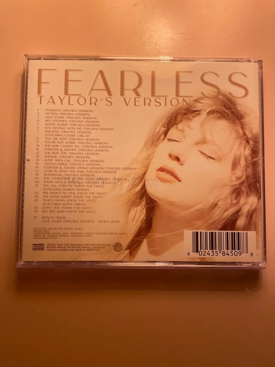 CD autografado Fearless (Taylor?s Version) - Taylor Swift - Foto 4