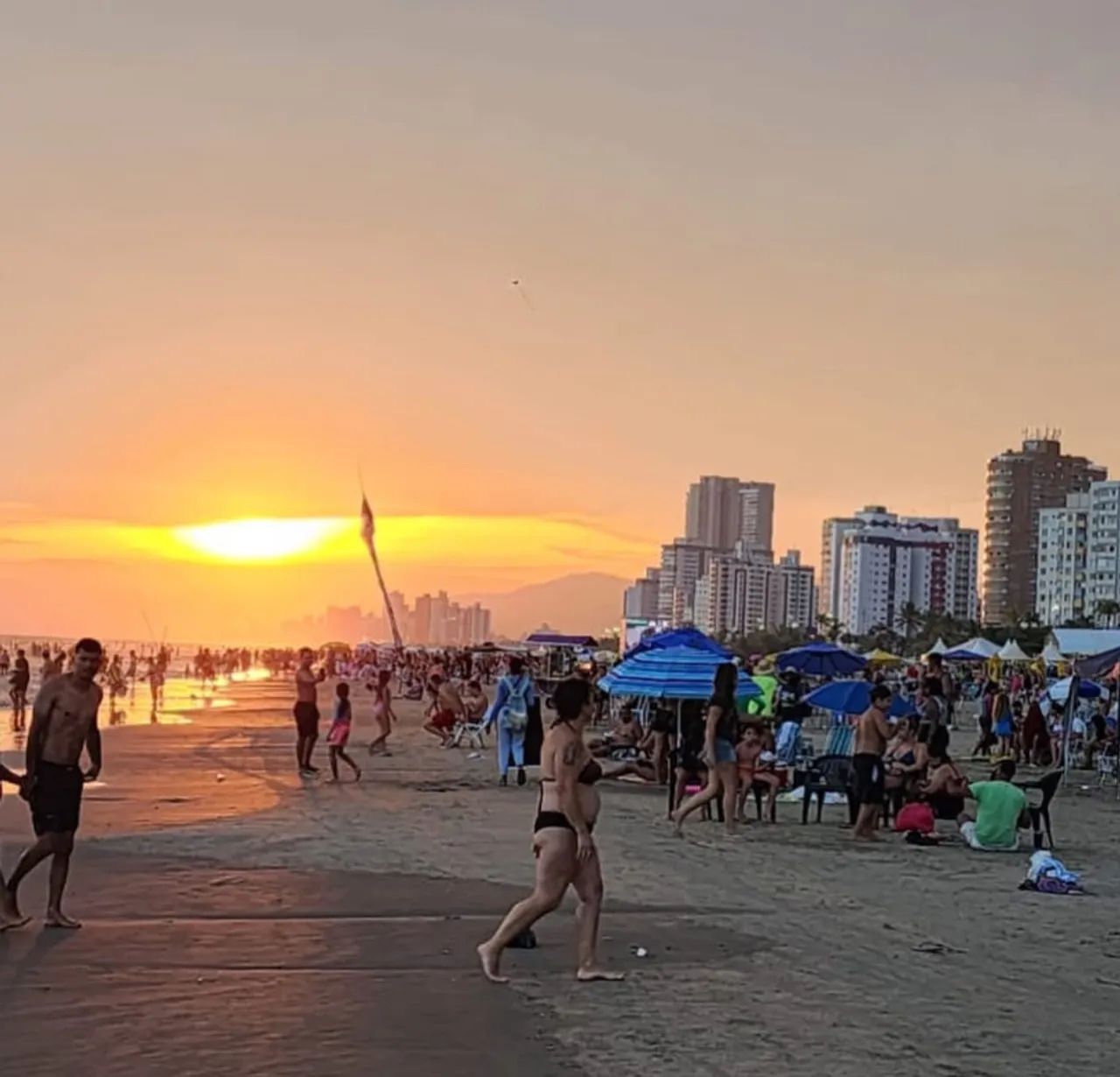 Praia Grande vila Guilhermina temporada