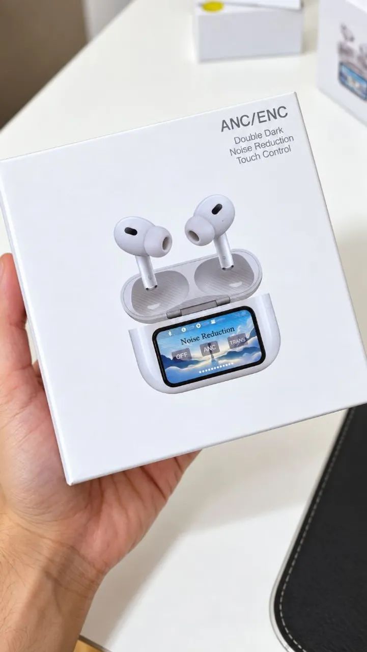 Fone de ouvido bluetooth com tela digital - Foto 5