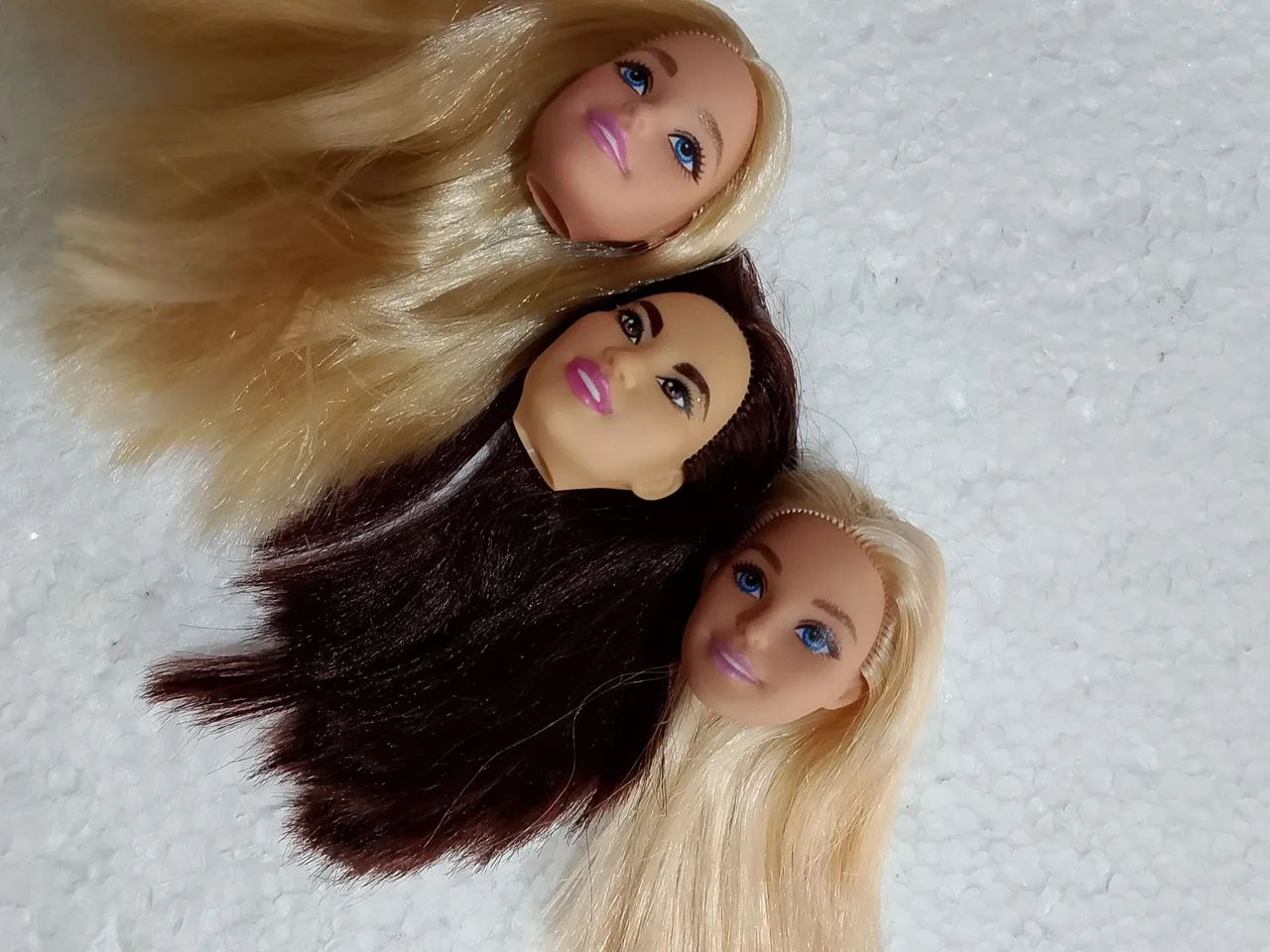 Lote de cabeças de bonecas Barbies Mattel  - Foto 3